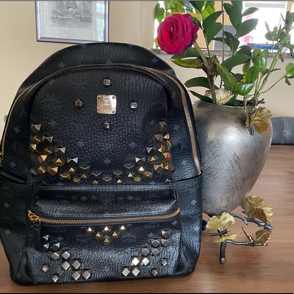 Authentic Large black MCM backpack/Laptop bag